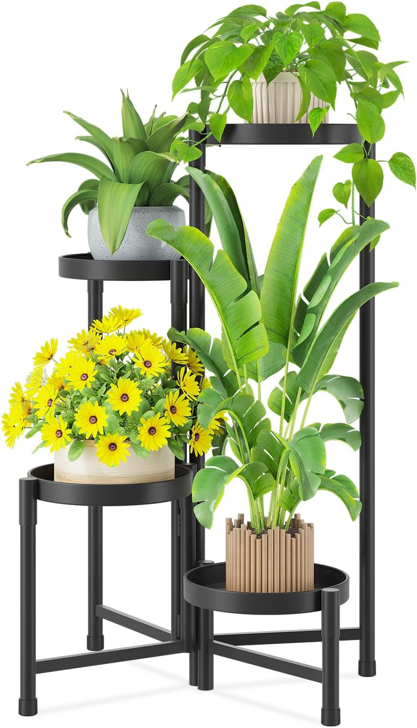 iDavosic.ly Plant Stand Indoor Outdoor for Elegant Display
