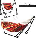 Portable Hammock and Chair Stand with Carrying Case - 2 in 1