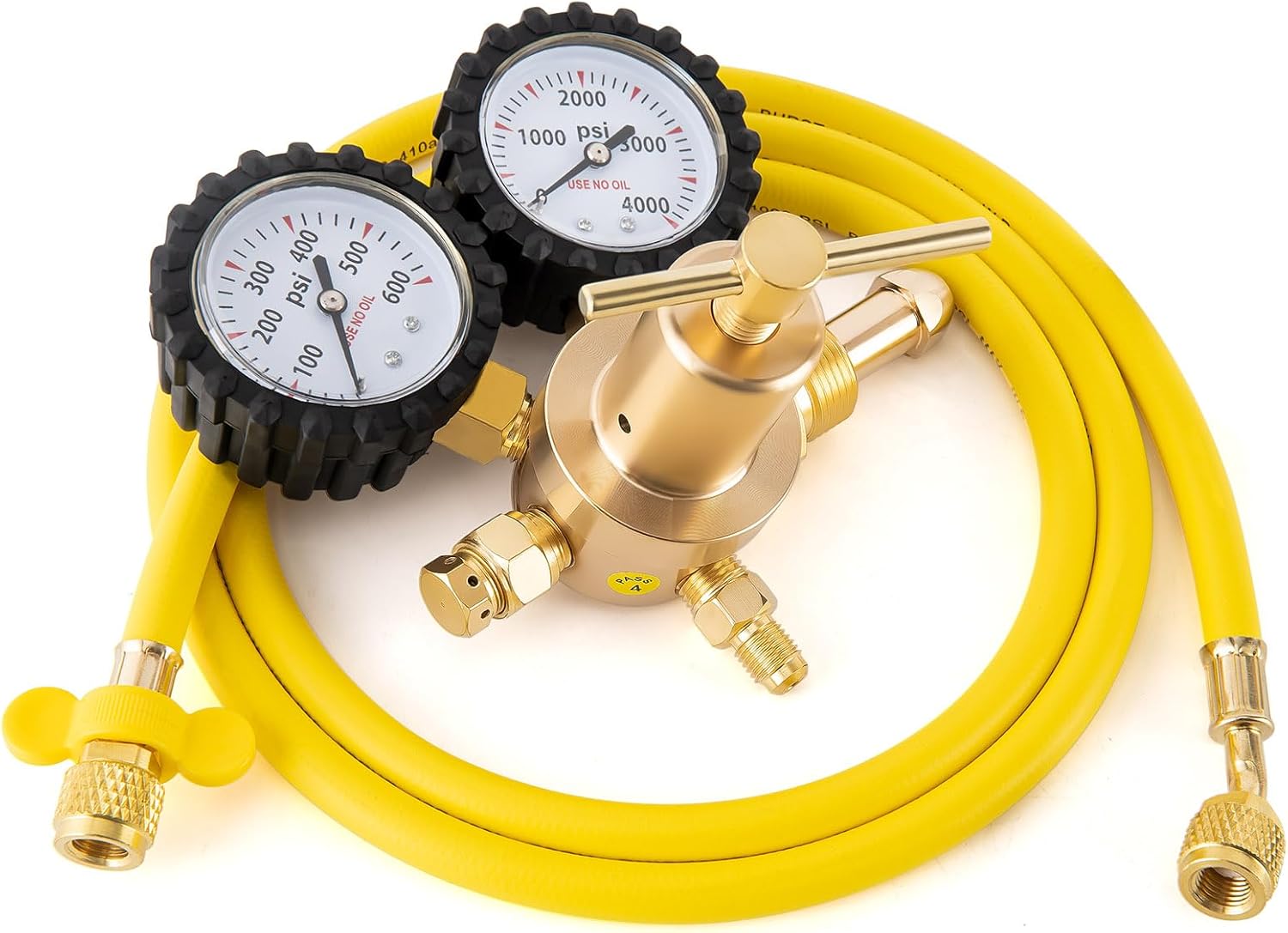 Nitrogen Regulator CGA580 Inlet for HVAC Applications