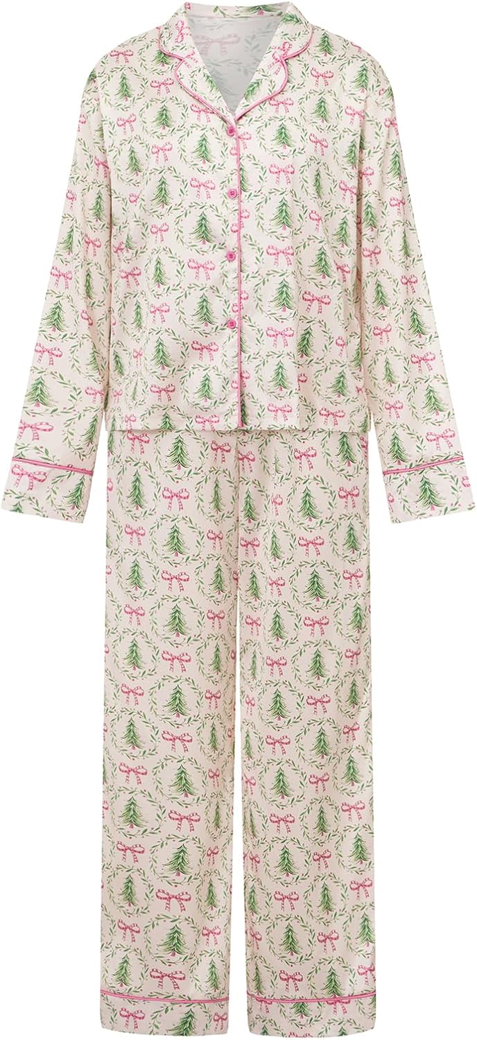 Cute Women Christmas Pajamas Sets for Holiday Loungewear Fun
