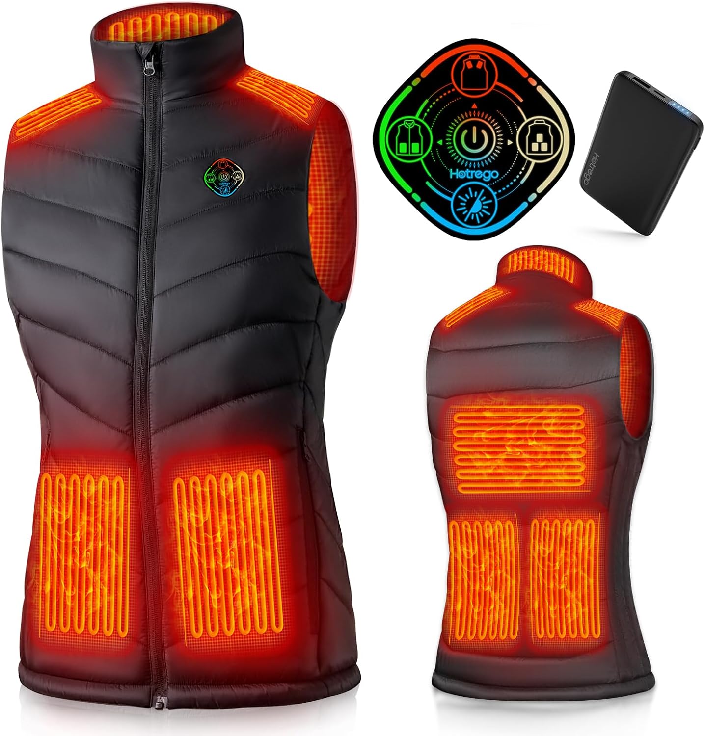 Heated Vest Women with Battery Pack for Instant Warmth