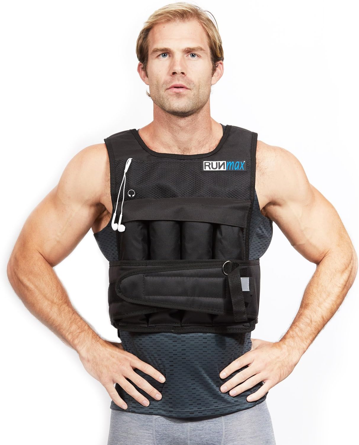 RUNmax Pro Weighted Vest for Enhanced Workouts and Comfort