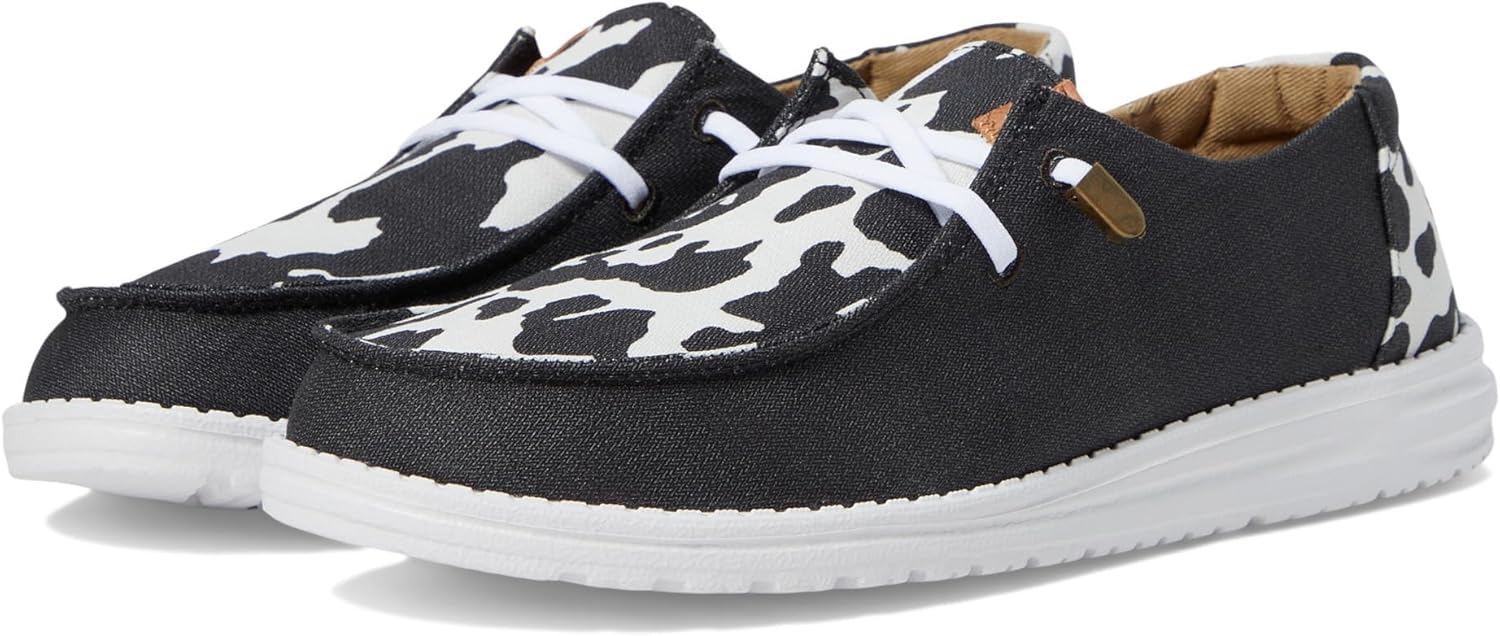 Hey Dude Women's Wendy Animal: Lightweight Canvas Slip-Ons