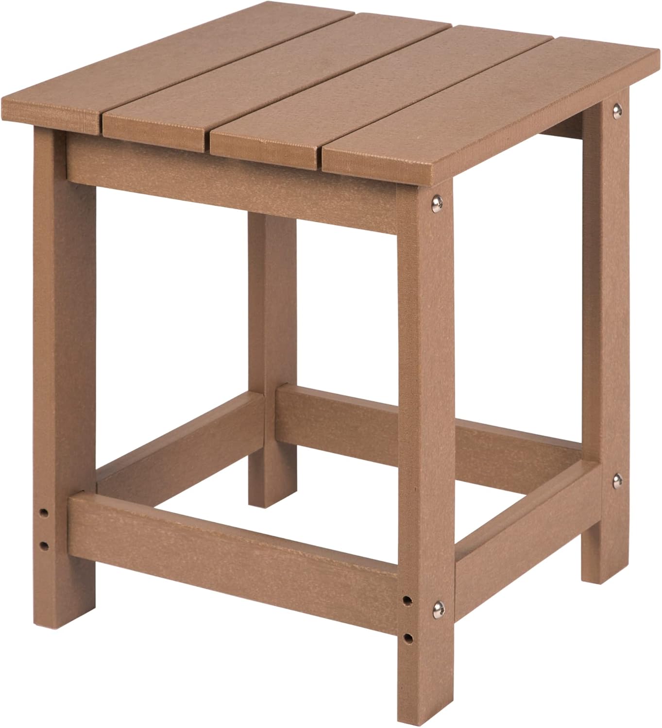 LZRS Adirondack Square Outdoor Side Table for Easy Maintenance