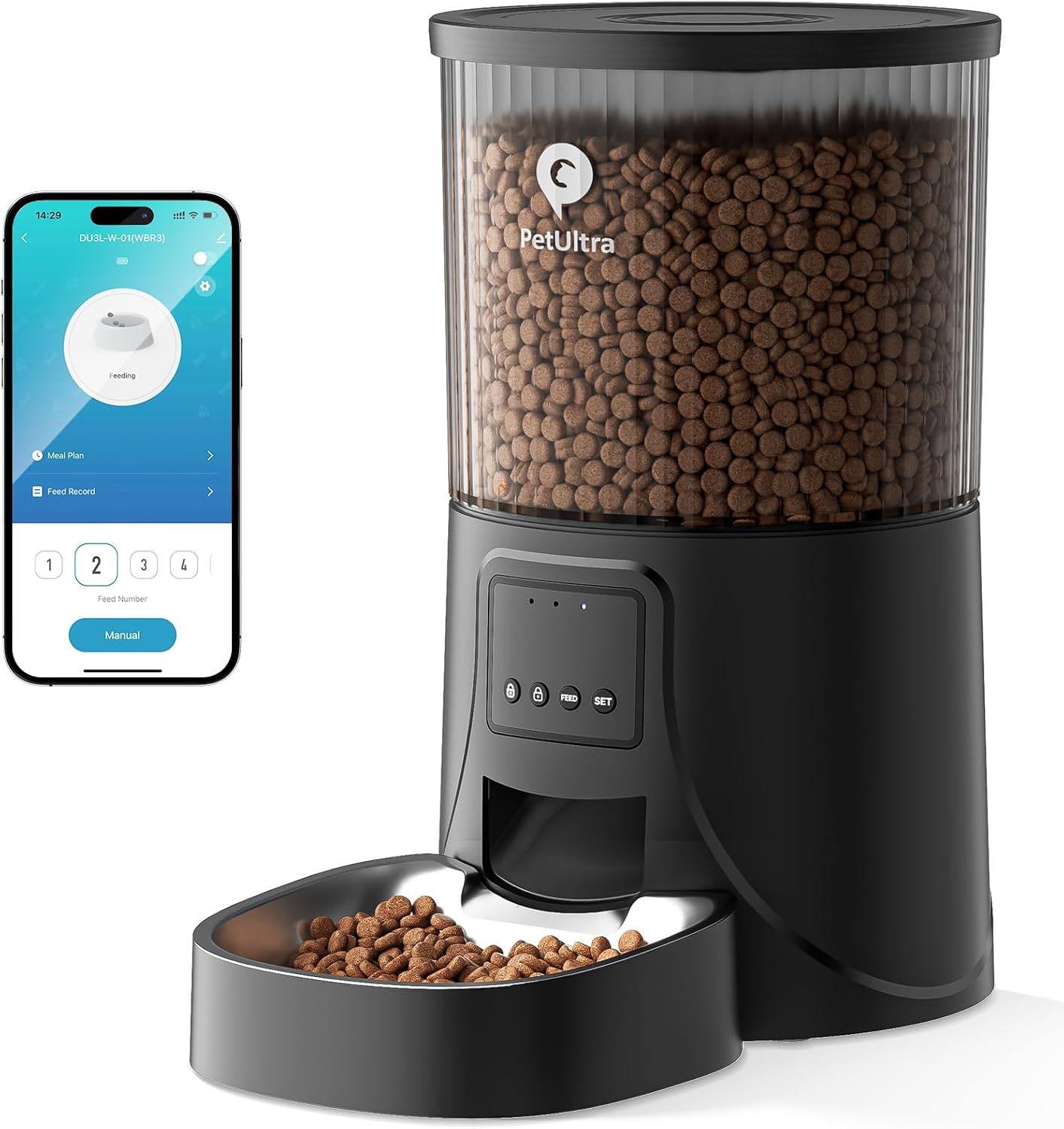 WiFi Automatic Cat Feeder - Easy Remote Control - Fresh Food Always