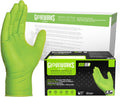 GLOVEWORKS HD Green Nitrile Gloves 8 mil - Heavy Duty Grip Household