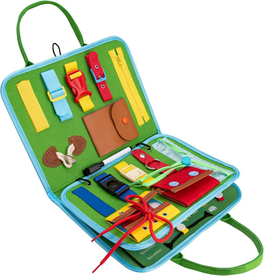 Montessori Busy Board: Develop Motor Skills