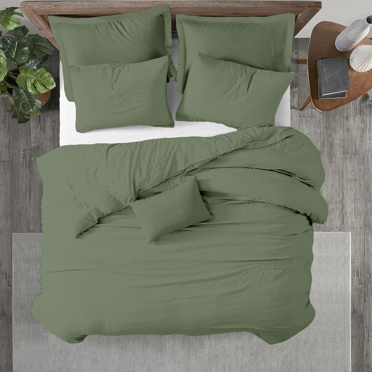 Luxurious 3 Pc Duvet Cover Set for Super King Plus Size