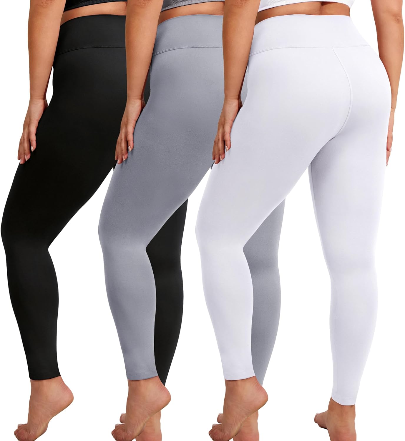 VALANDY Creamlush Plus Size Leggings for Women - High Waisted Comfort