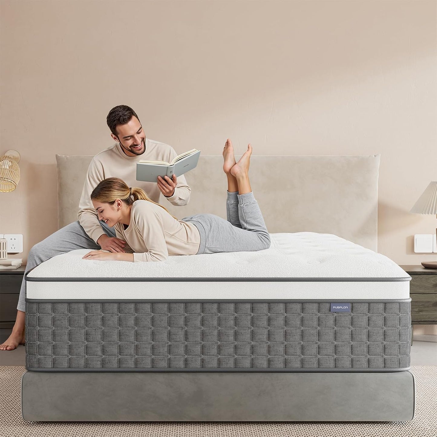 King Size Mattress with Medium Firm Support and Pain Relief