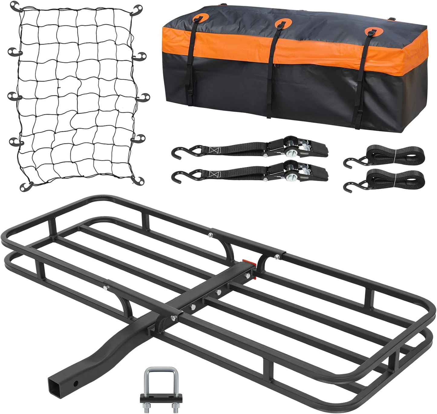 WEIZE Hitch Cargo Carrier for SUV and Truck - 53x19 in, 500LB