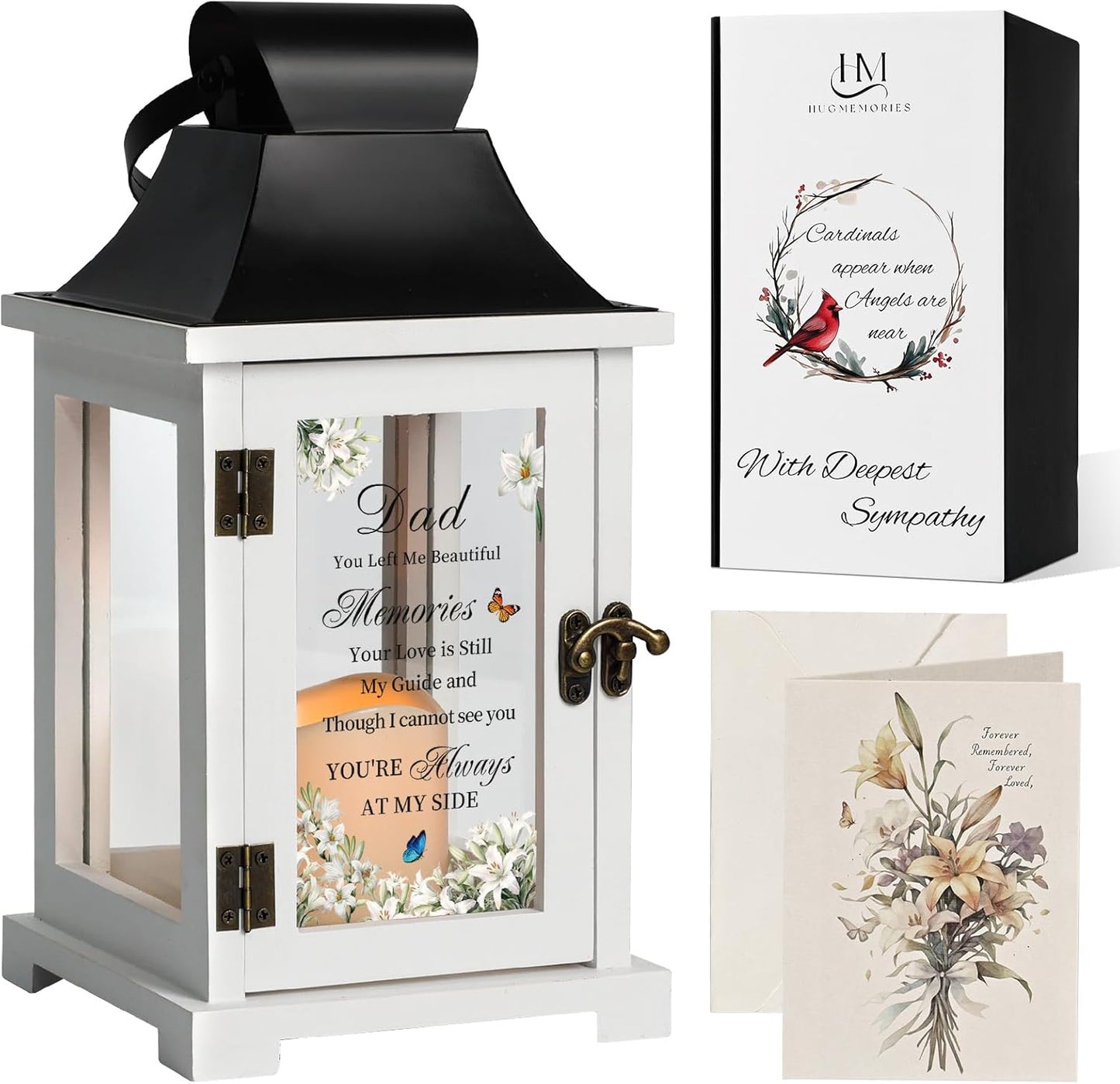 Memorial Lantern Bereavement Gifts for Loss of Father