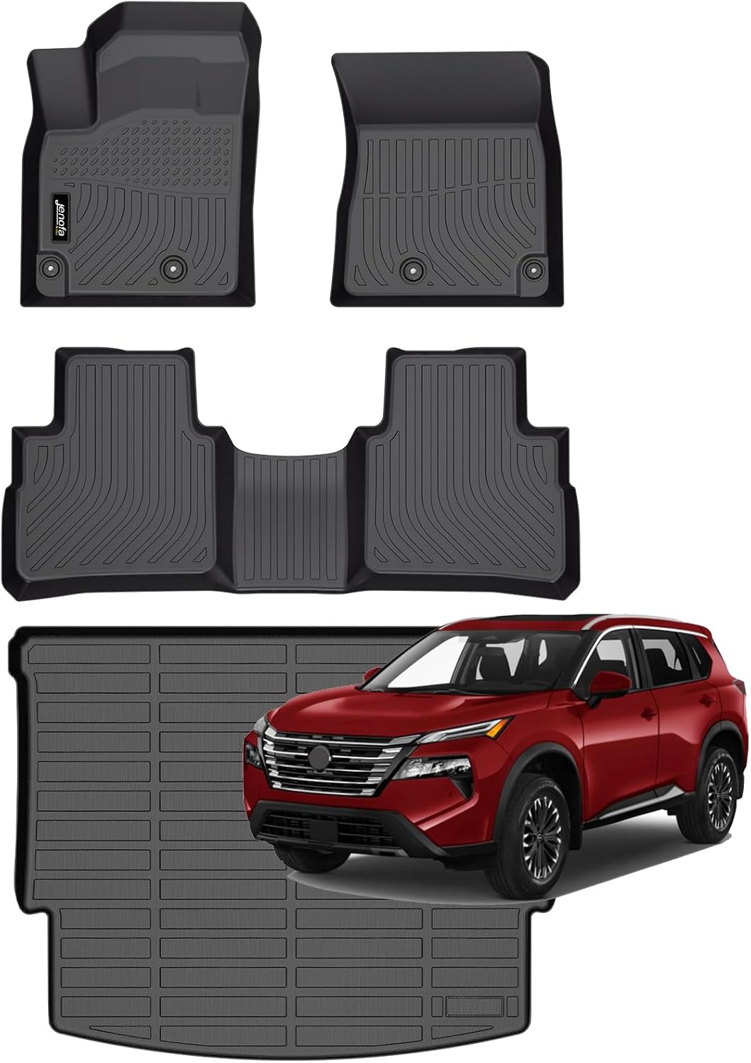 Custom Fit All Weather Floor Mats for 2021-2025 Nissan Rogue