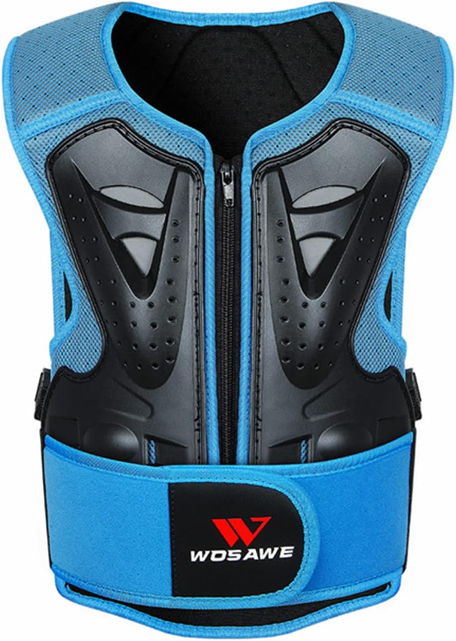 Blue Reflective Kids Armor | Ski & Bike Protection