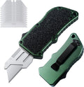 XXV Otf Aluminum Alloy Utility Knife Retractable Box Cutter - Compact