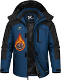 Men Winter Jacket Work Coat Waterproof Windbreaker - Warm Insulated