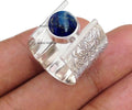 7MM Round Gemstone 925 Sterling Silver Floral Ring - Timeless