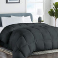 Quilted Oversized King Comforter - All-Season Down Alternative Duvet