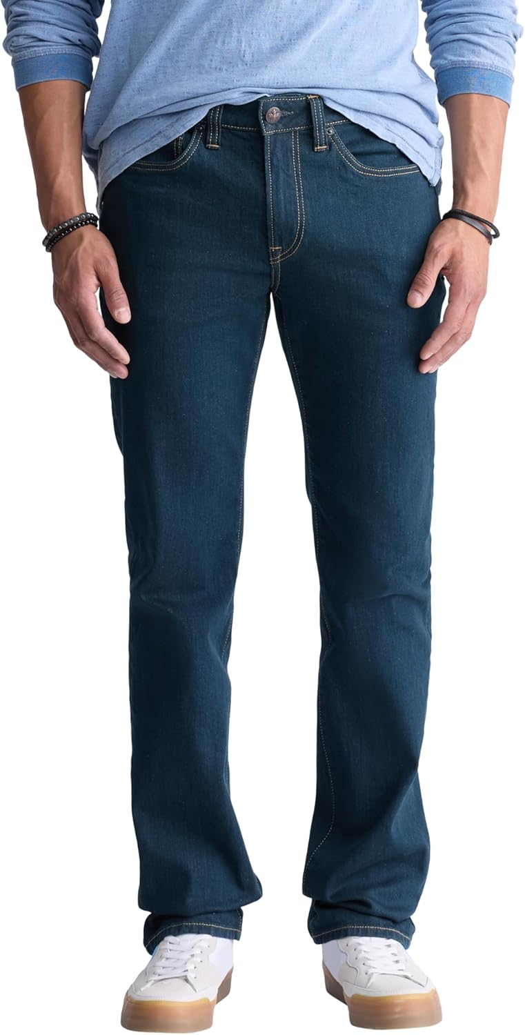 Buffalo David Bitton Men's Straight Six Jeans for Casual Style