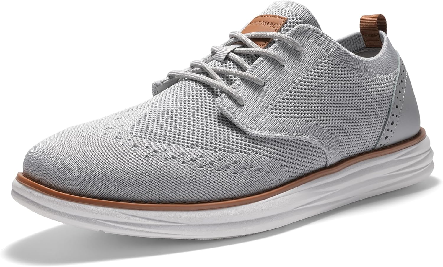 Bruno Marc Men's KnitFlex Craft Mesh Oxfords Sneakers for Comfort