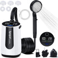 Portable Shower for Camping - Rechargeable 10000mAh Outdoor Shower