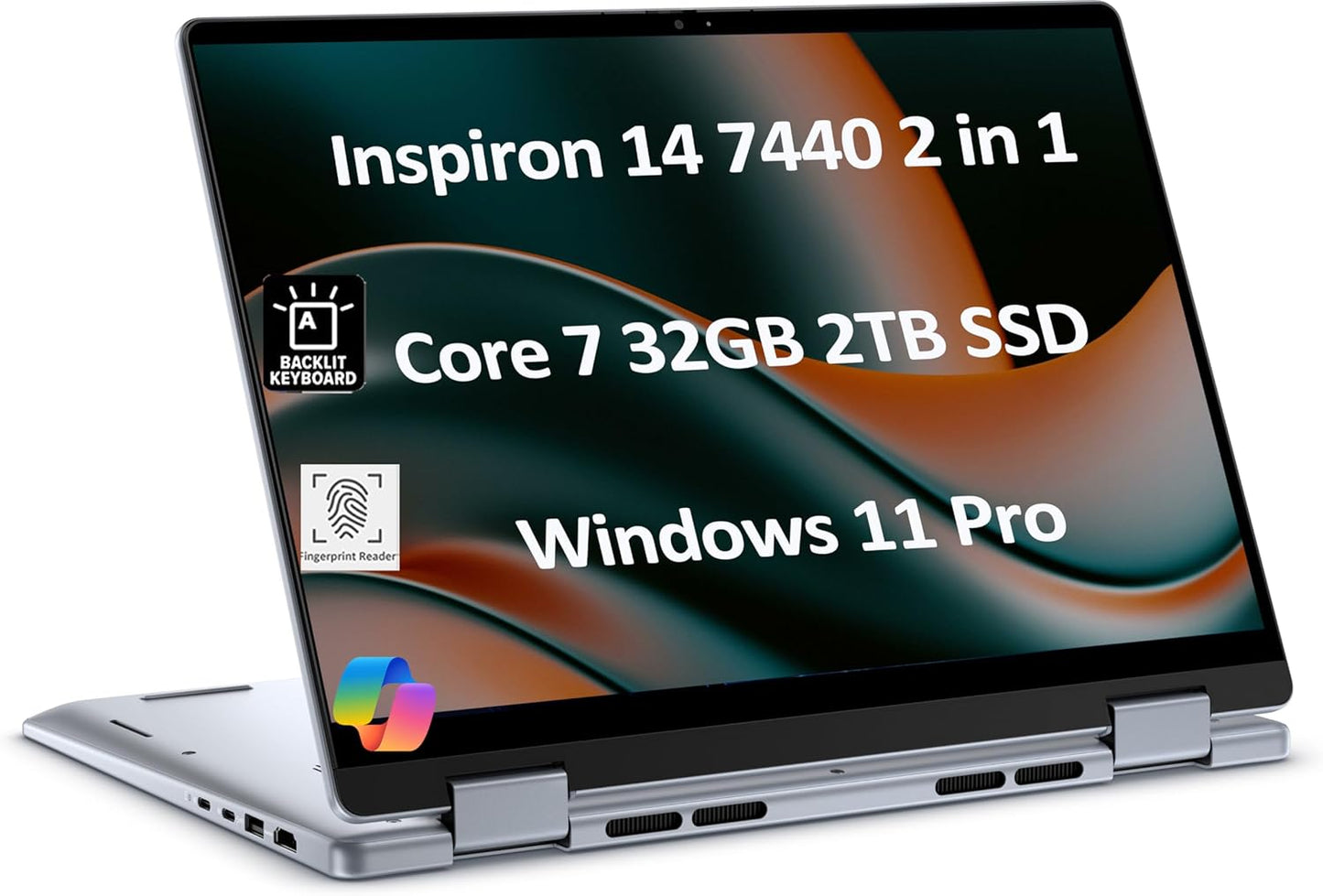 Dell Inspiron 14 7440 2-in-1 Laptop with Touchscreen and SSD
