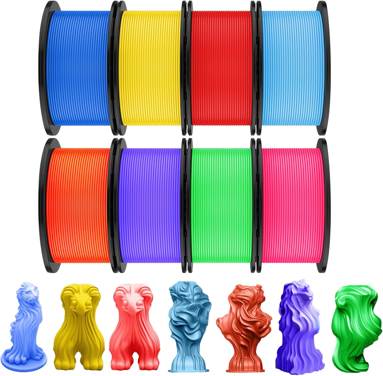 Pangda 3D Printer Filament Bundle for Vibrant Holiday Crafts