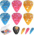 15 Pack Non-slip Guitar Picks with Holder and Storage Box - Versatile