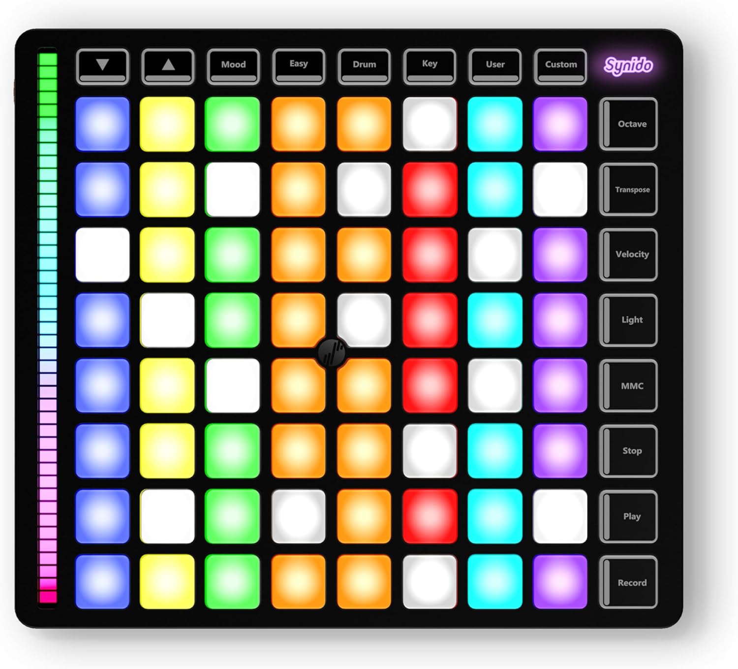 MIDI Pad Beat Maker Machine with 64 RGB Pads for Beginners