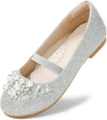 DREAM PAIRS girls floral ballet flats for special occasions