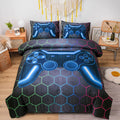 Game Console Comforter Set for Kids Twin - Lightweight 5pc Gamer
