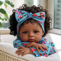 BABESIDE Lifelike Reborn Black Girl Doll 18-in - Real Newborn