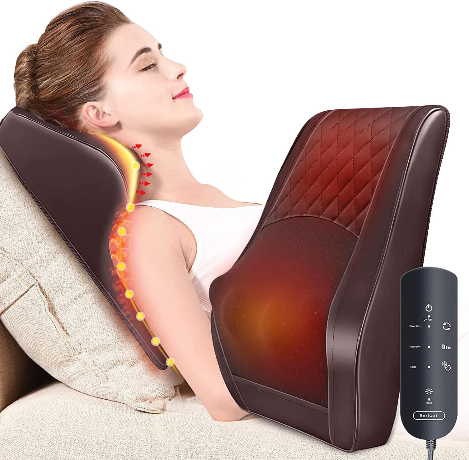 Back Massager Neck Massager with Heat for Pain Relief and Relaxation