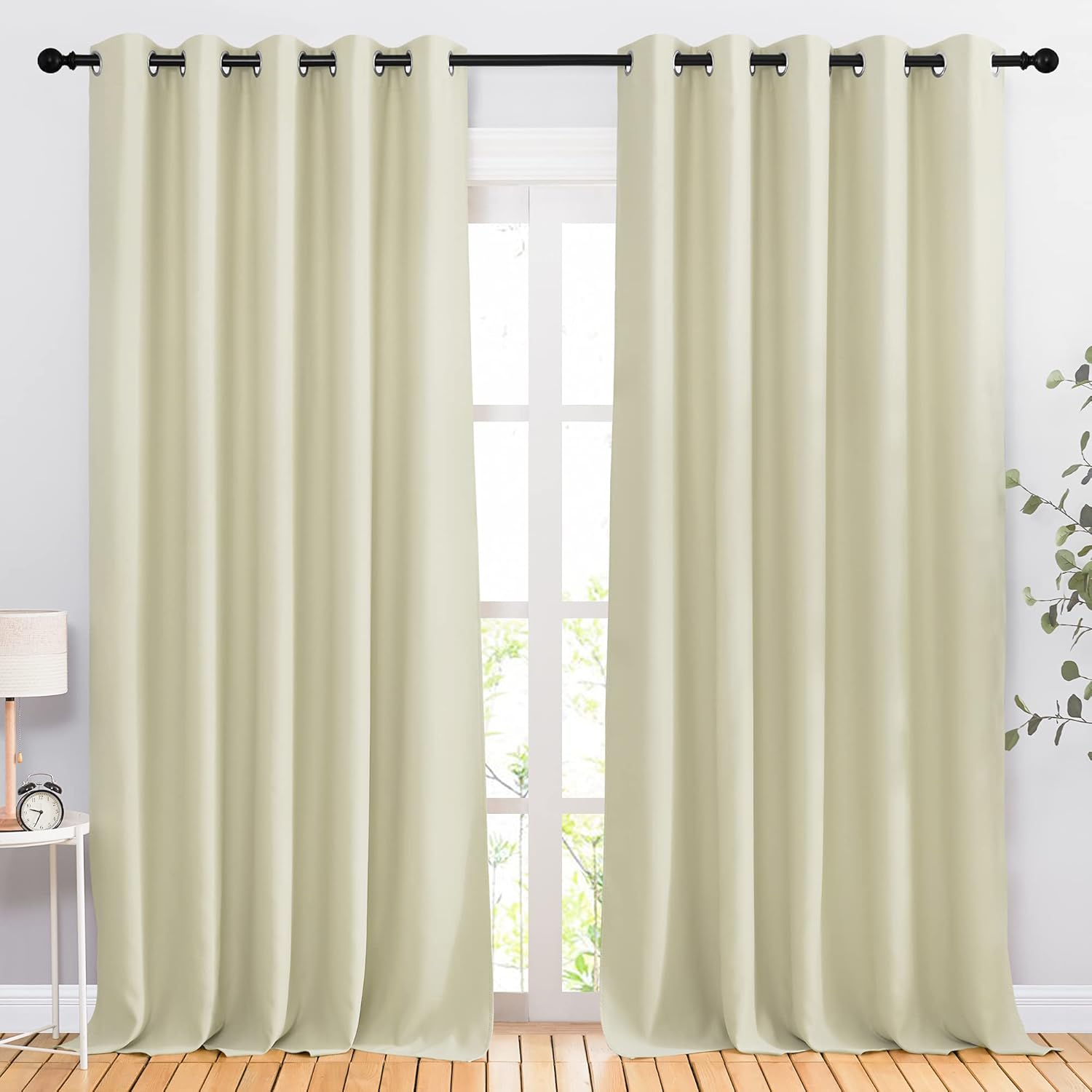 NICETOWN Room Darkening Window Curtains for Elegant Bedrooms