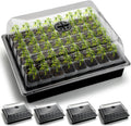 5-Pack No Drip Seed Starter Trays with 4in Humidity Dome - Strong Root
