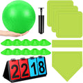 Kickball Set 18 Pc Complete Playground Kit - Portable Backyard Game
