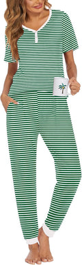 Ekouaer Pajamas for Women Set 2 Piece Lounge Set - Soft Comfortable