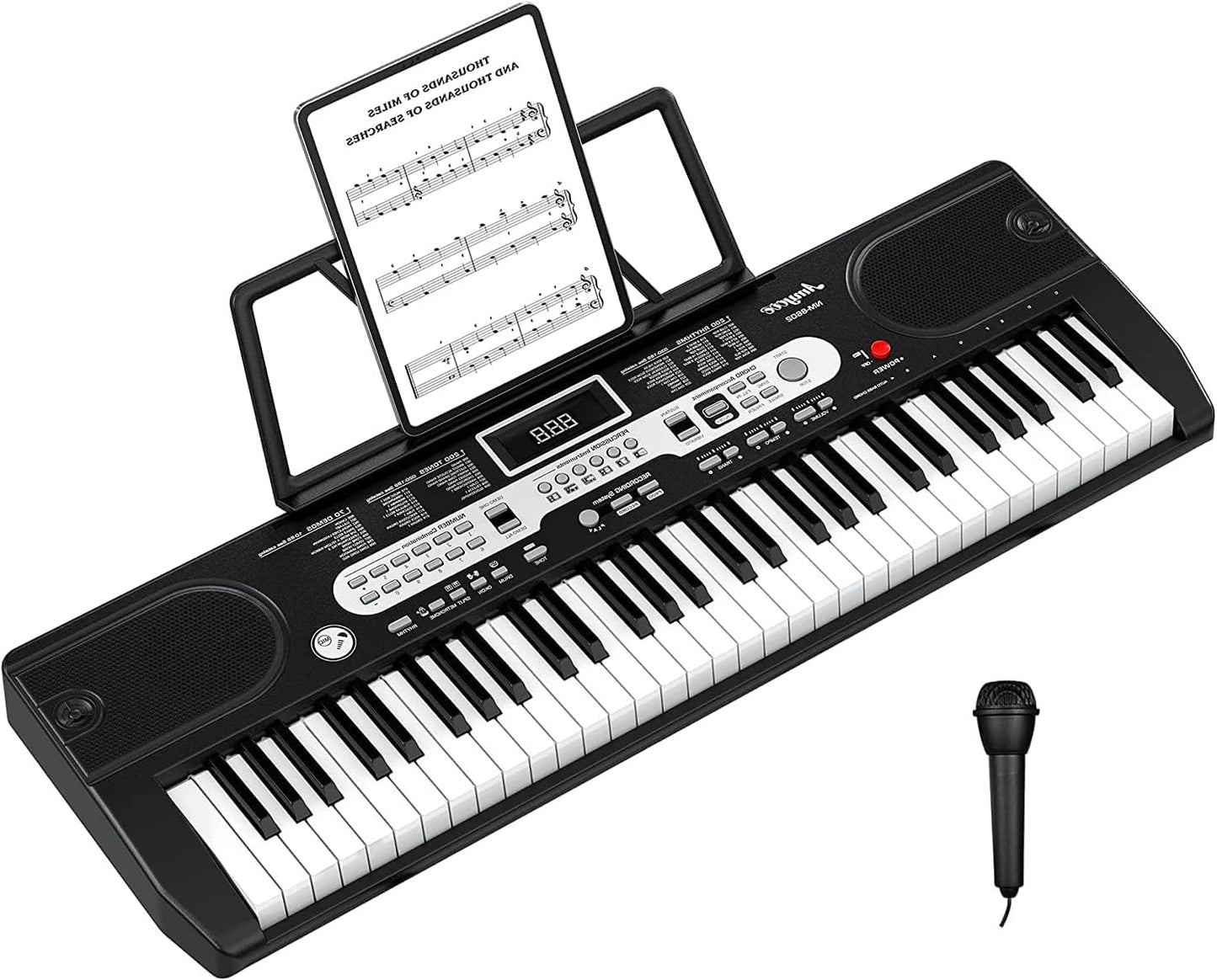 Senfot 61 Key Portable Electric Piano Keyboard for Beginners