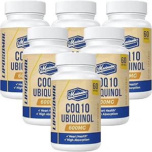 Liposomal CoQ10 Ubiquinol 600mg Softgels for Heart Health