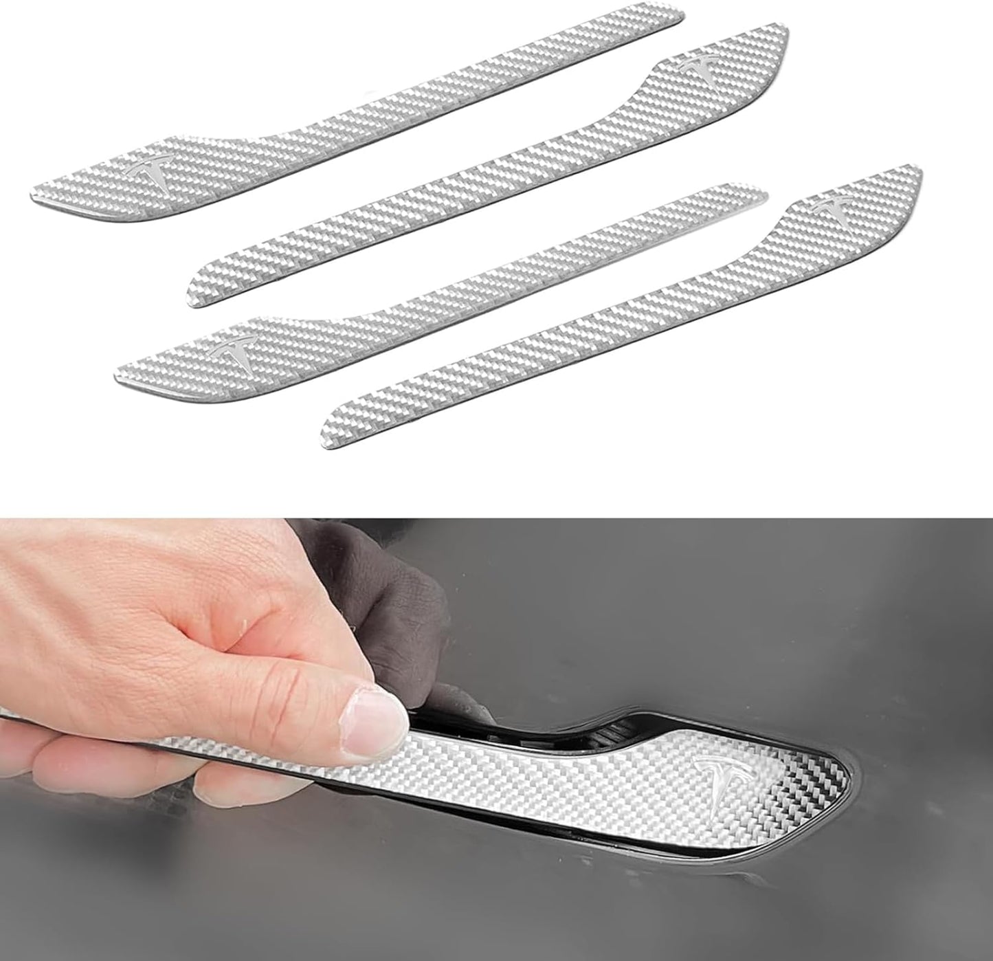 4PCS Door Handle Cover for Tesla Model 3 and Model Y 2019-2026