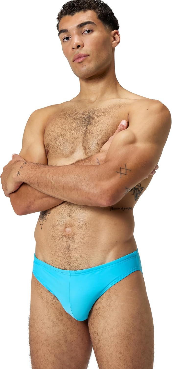 Speedo Men's Swimsuit Brief PowerFlex Eco Solar for Comfort