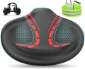 Noseless Oversized Bike Seat - Wide Comfortable Saddle