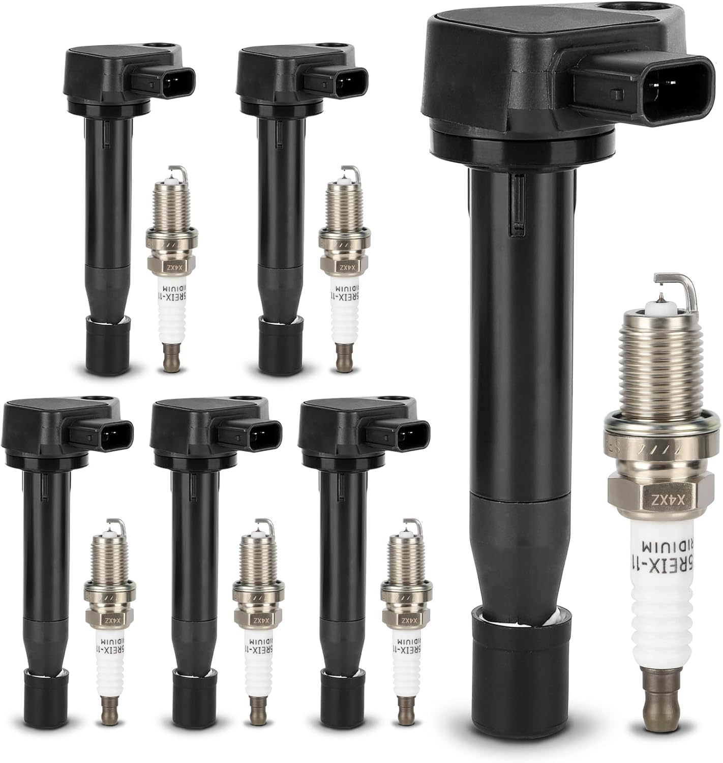 UF242 Ignition Coil & Double Iridium Spark Plug for Honda