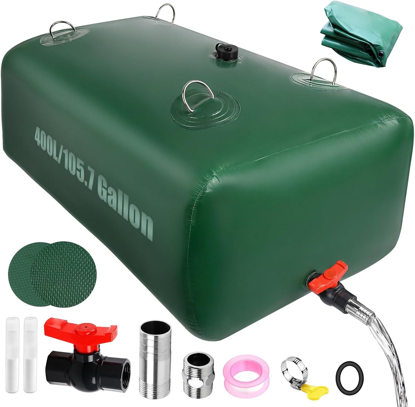 400 L Water Storage Bladder for Camping and Emergency Use