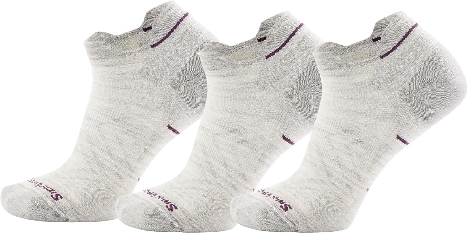 Smartwool Women's Run Zero Cushion Low Ankle Socks for Comfort