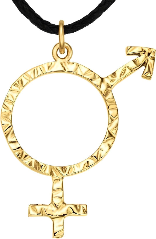 PRIDE Fashion Gender Symbols Pendant in 925 Sterling Silver
