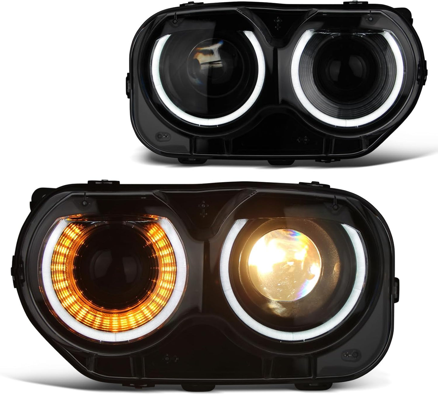 Headlight Assembly Compatible With Dodge Challenger 2015-2021