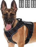 Large Dog Reflective Service Dog Training Vest Harness for Safety