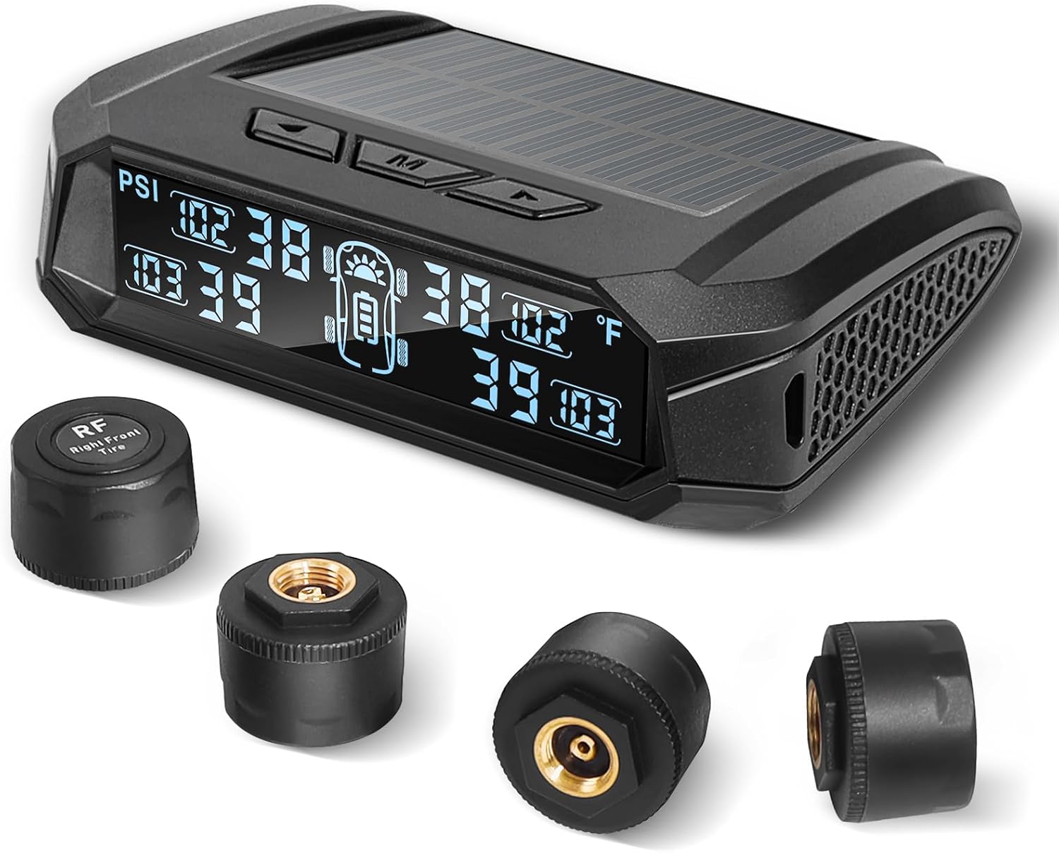 RV Tire Pressure Monitoring System with Solar Charger Features