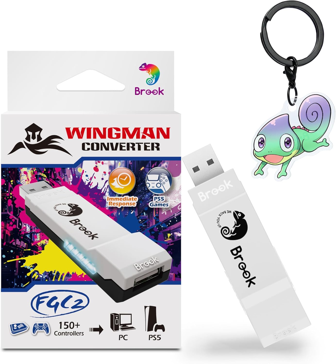 Brook Wingman FGC2 Converter for PS5 & PC - Ultimate Gaming Adapter